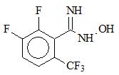 2,3-二氟-N-羥基-6-三氟甲基苯甲脒；
2,3-Difluoro-N-hydroxy-6-(trifluoromethyl)benzenecarboximidamide；
DFAO